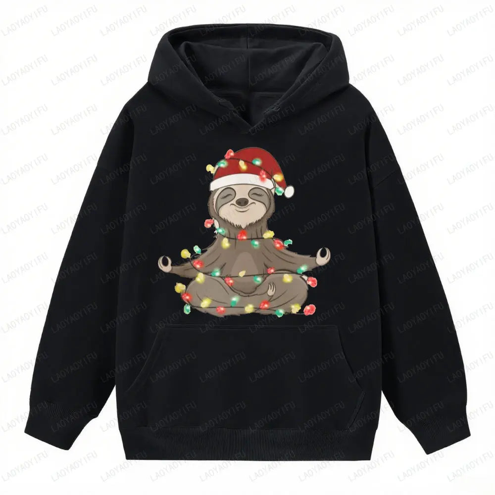 Cute Sloth Christmas Holiday Sweater