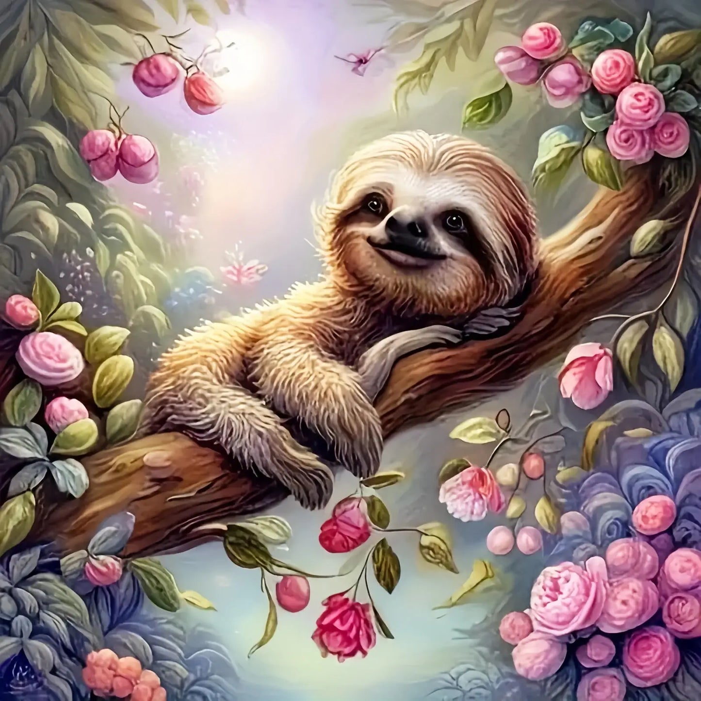 Adorable Sloth Diamond Art Kits