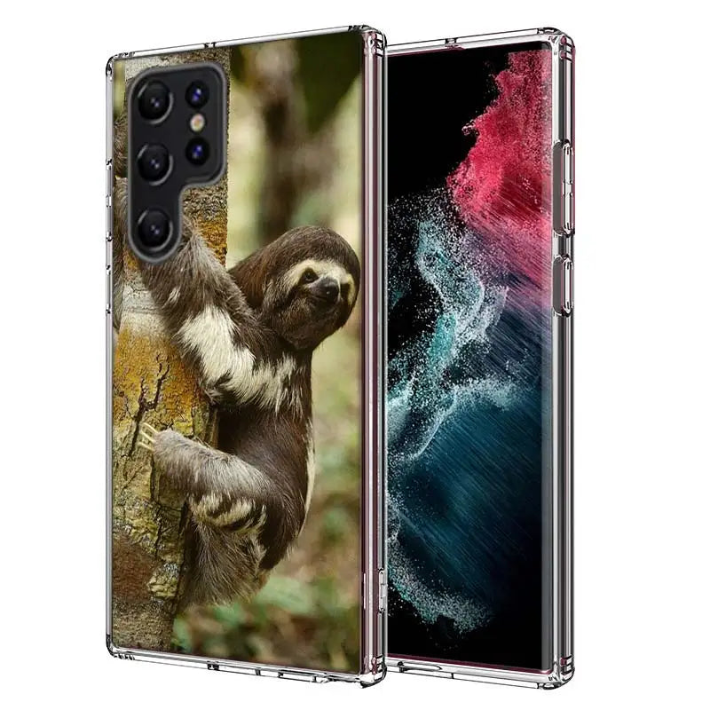 Sloth Holding On To A Tree Samsung Phone Case