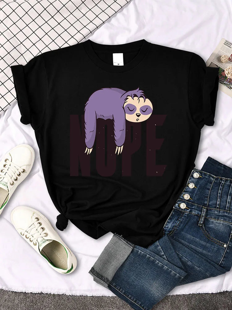 Nope Sloth T-Shirt