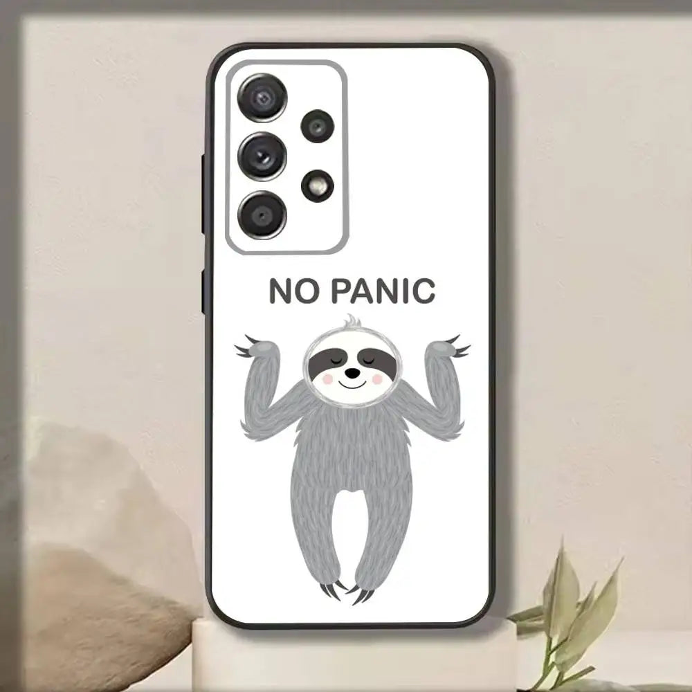 No Panic Sloth Samsung Phone Case