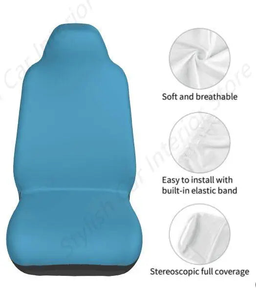 Sloth Car Front Seat Covers 2 Pieces