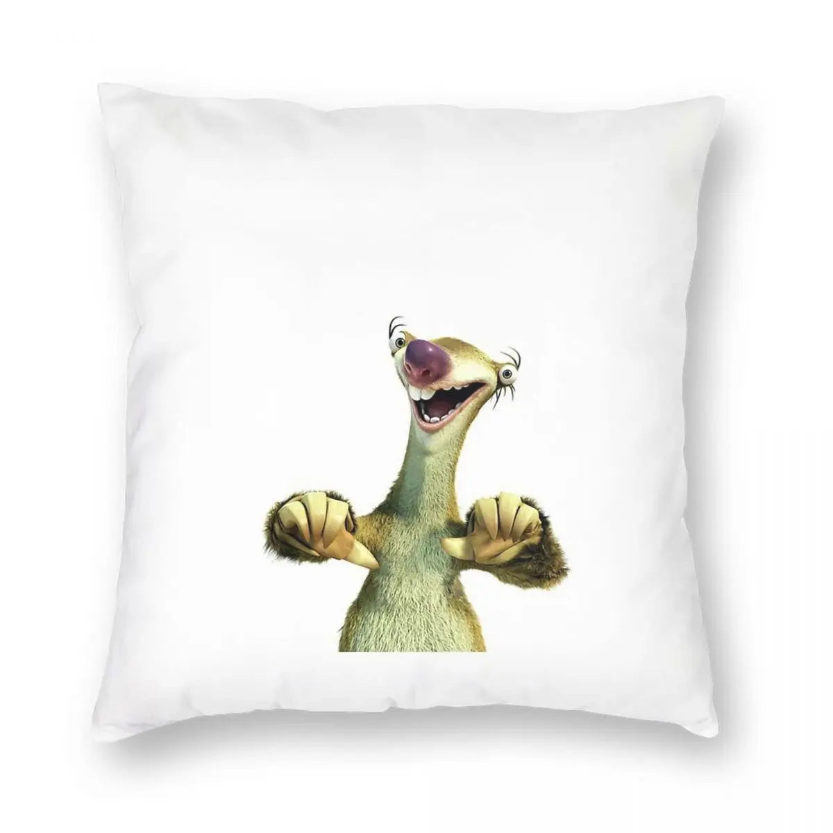 Sid The Sloth Ice Age Square Cushion Cover