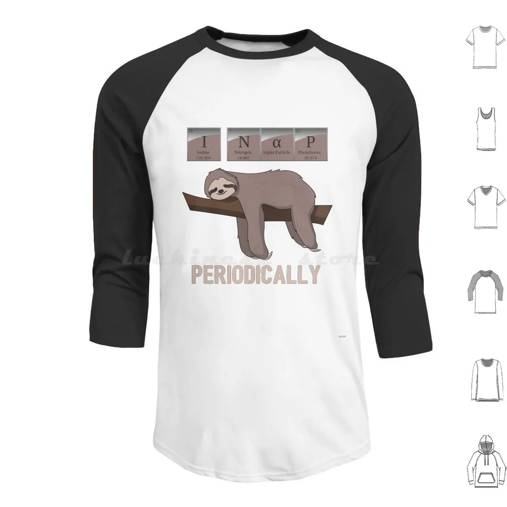 I Nap Periodically Sloth Long Sleeve T-Shirt