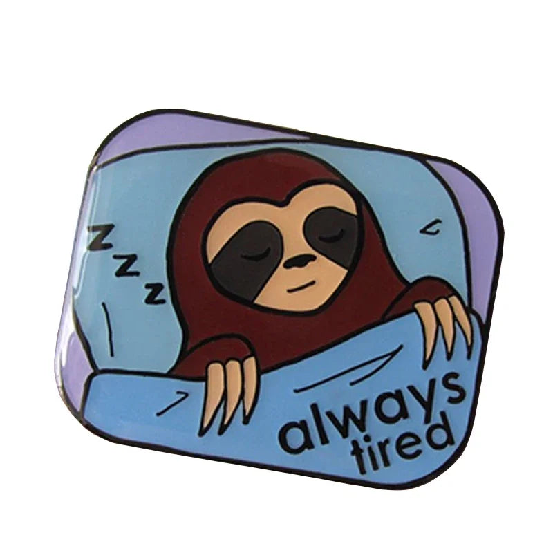 Sloth Pin Badge