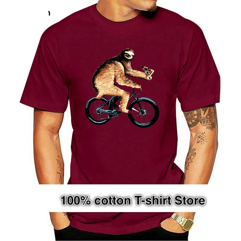 Sloth Riding A Bicycle T-Shirt