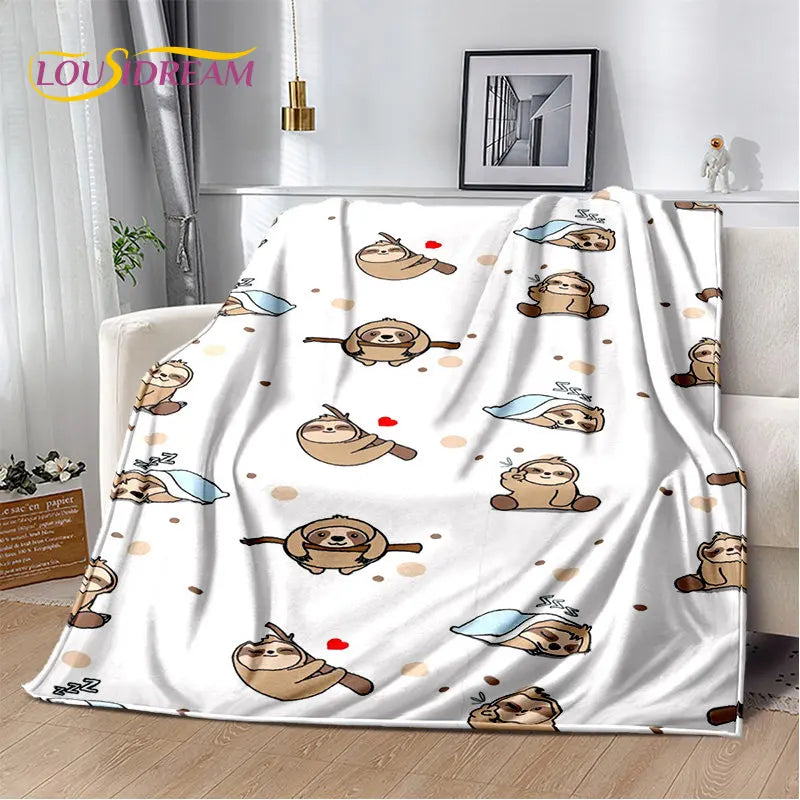 Cute Sloth Blanket