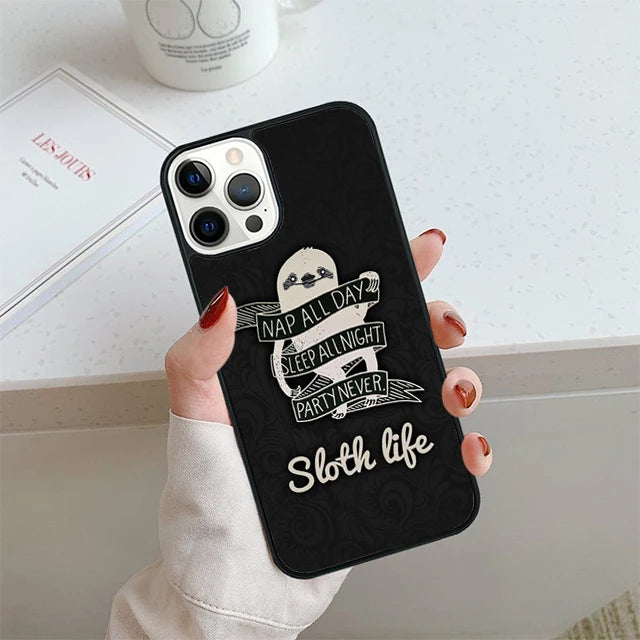 Sloth Phone Case For iPhone