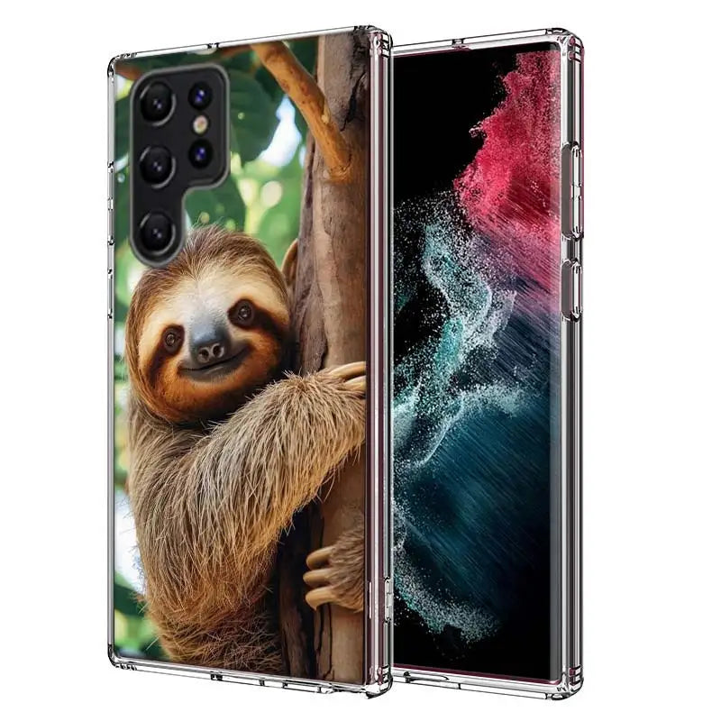 Sloth Hugging A Tree Samsung Phone Case