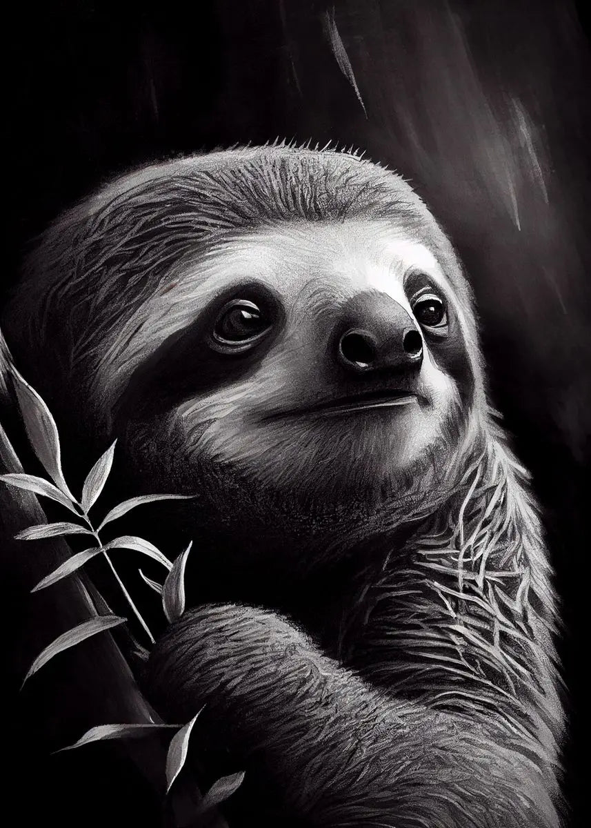 Sloth Artwork Poster