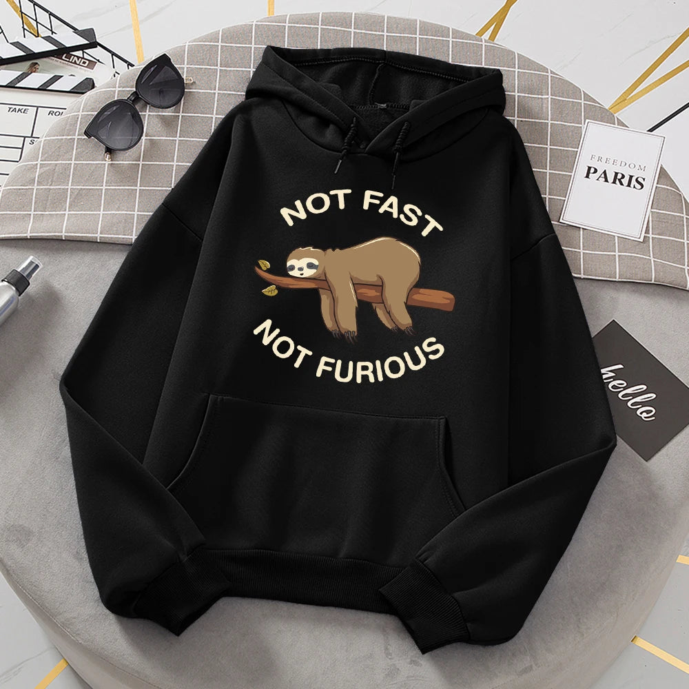 Not Fast Not Furious Sloth Hoodie