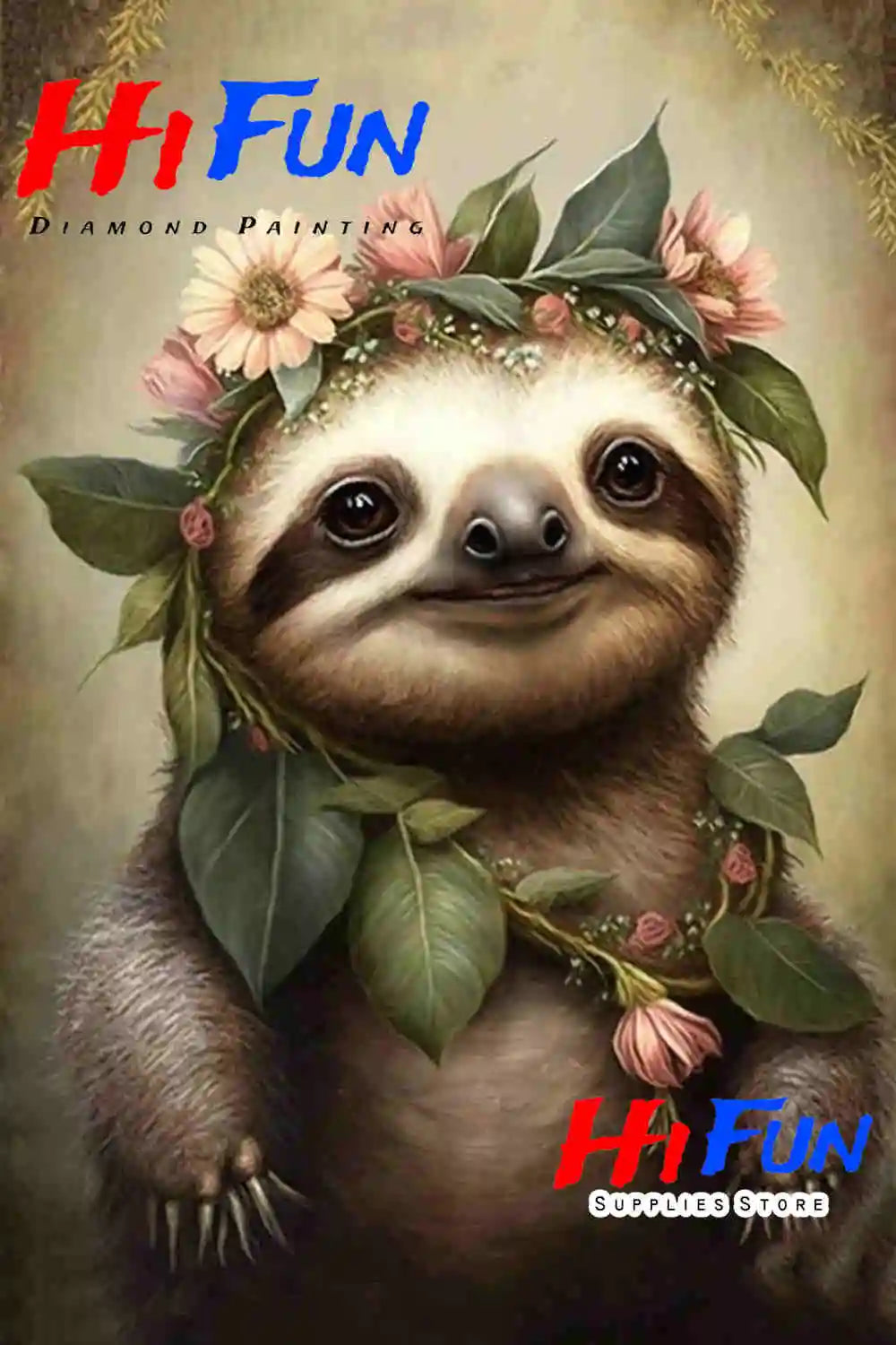 Sloth Diamond Art Kit
