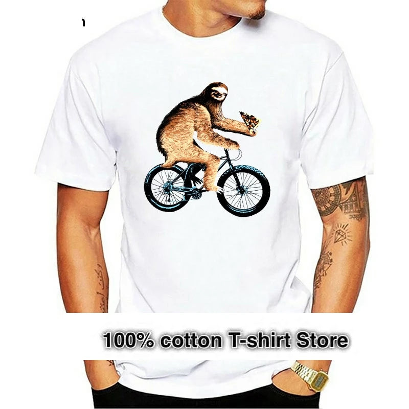 Sloth Riding A Bicycle T-Shirt