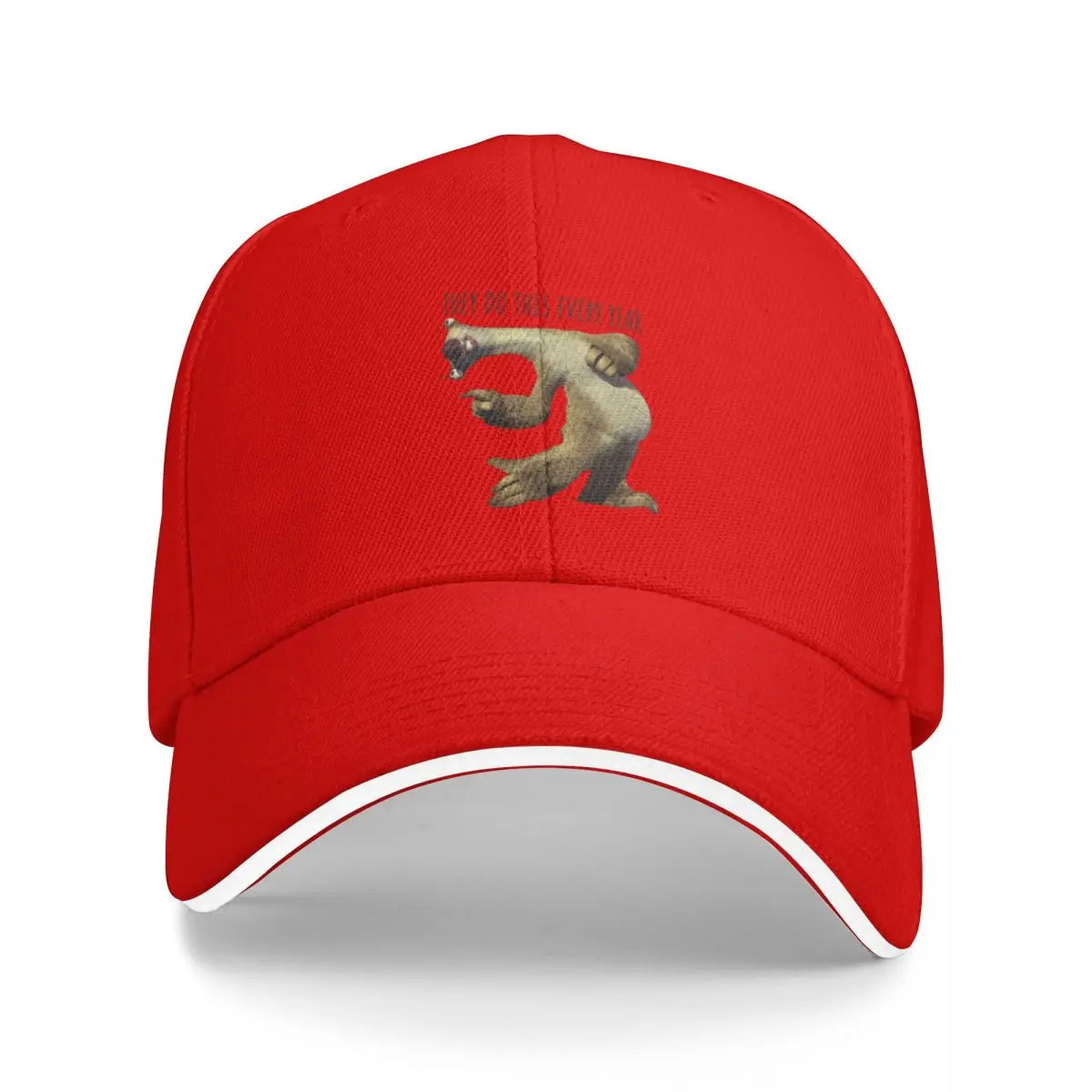 Sid They Do This Every Year Sid The Sloth Baseball Cap