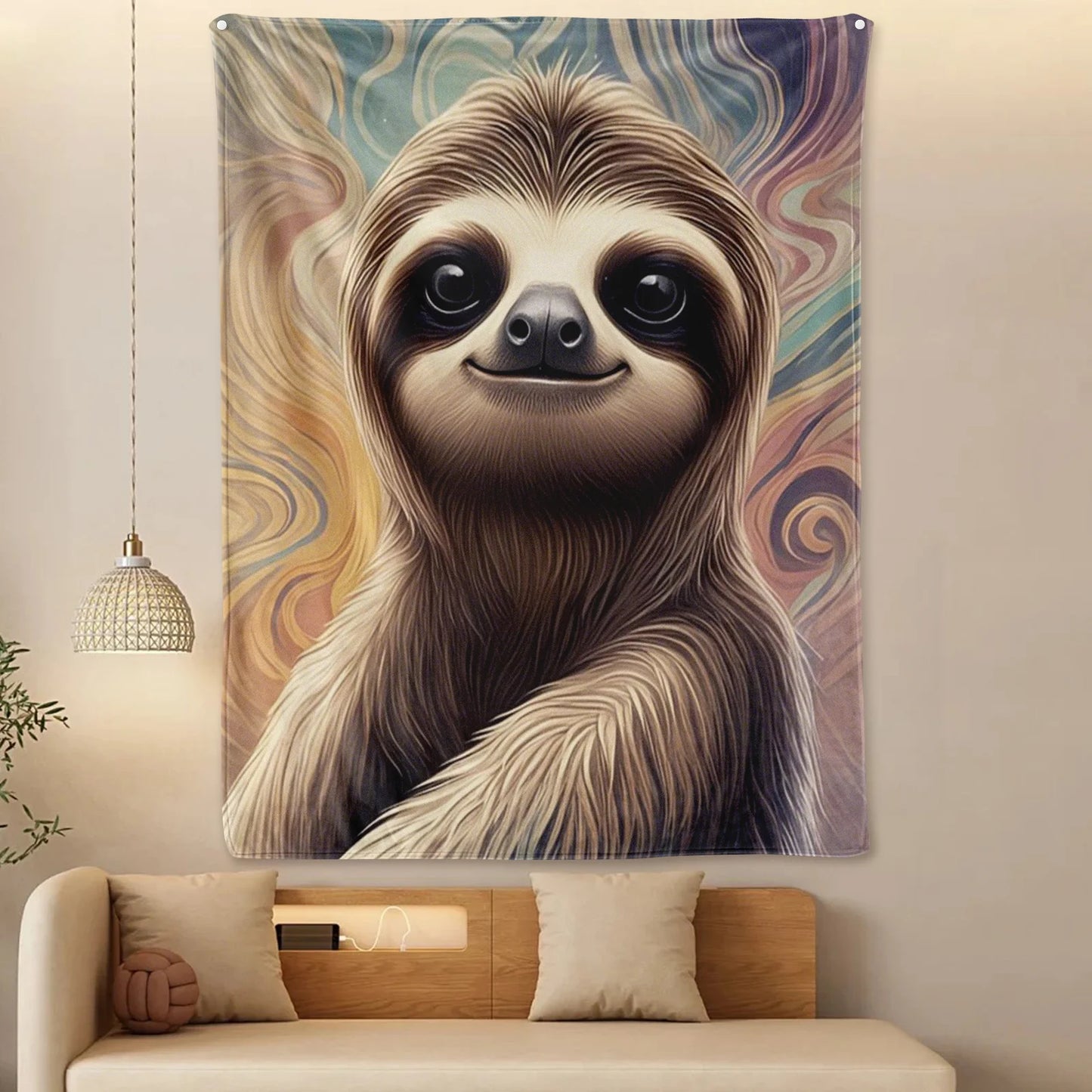 Ripple Background Sloth Background
