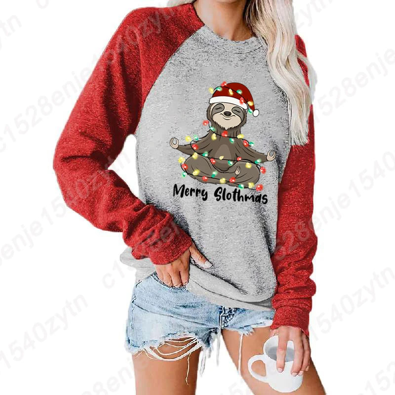 Merry Slothmas Long Sleeve T-Shirt