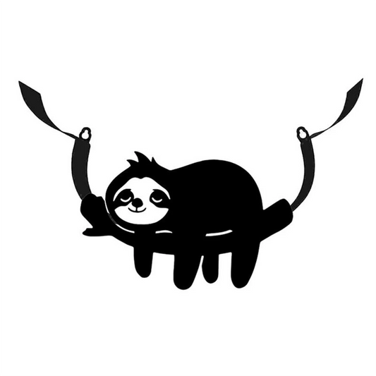 Wall Mounted Metal Sloth Toilet Roll Holder