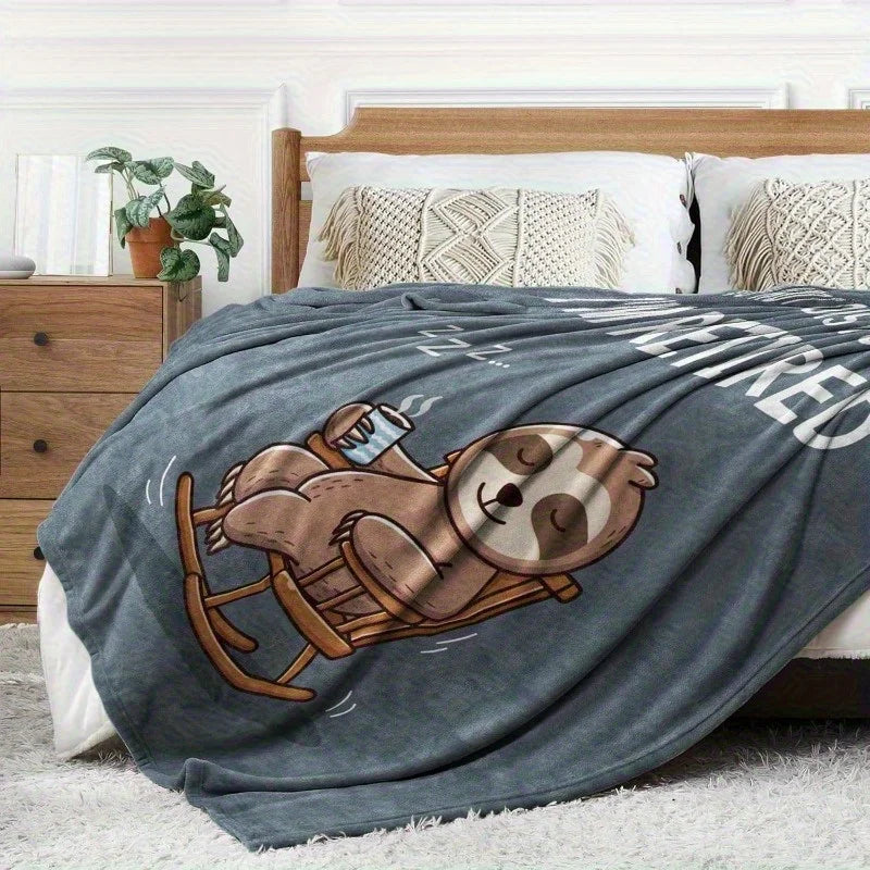 Do Not Disturb I'm Retired Blanket