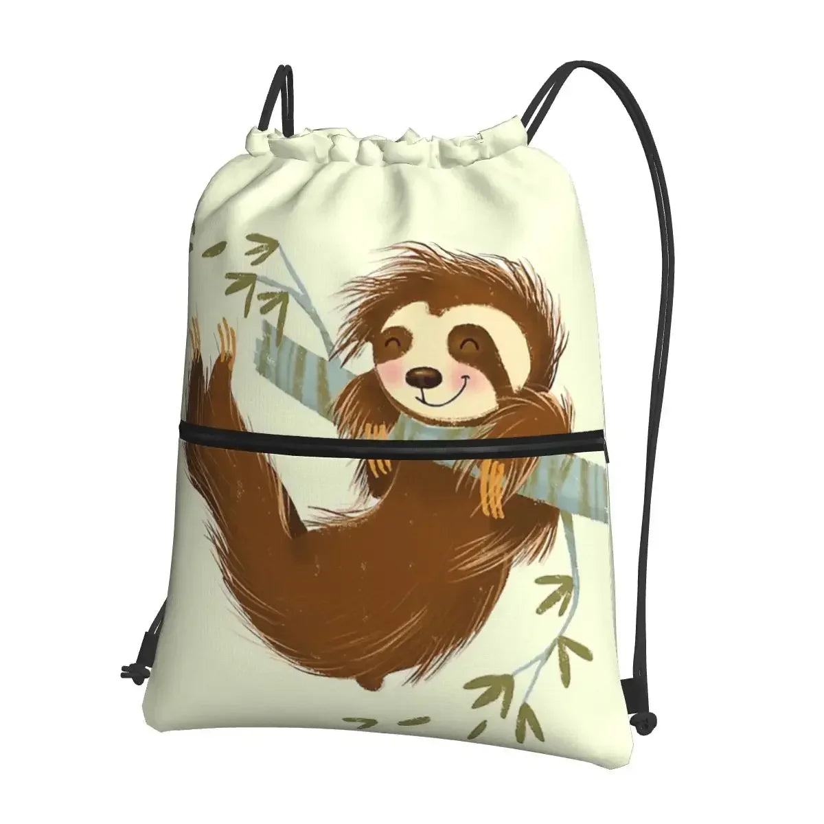 Brown Sloth Hanging From A Branch Backpack