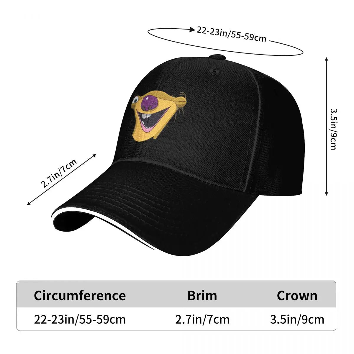 Sid the Sloth Baseball Cap