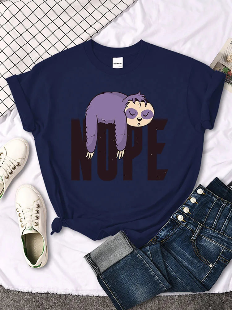 Nope Sloth T-Shirt