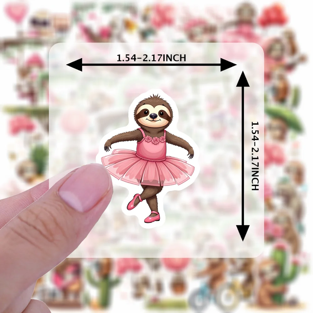 Playful Sloth Stickers