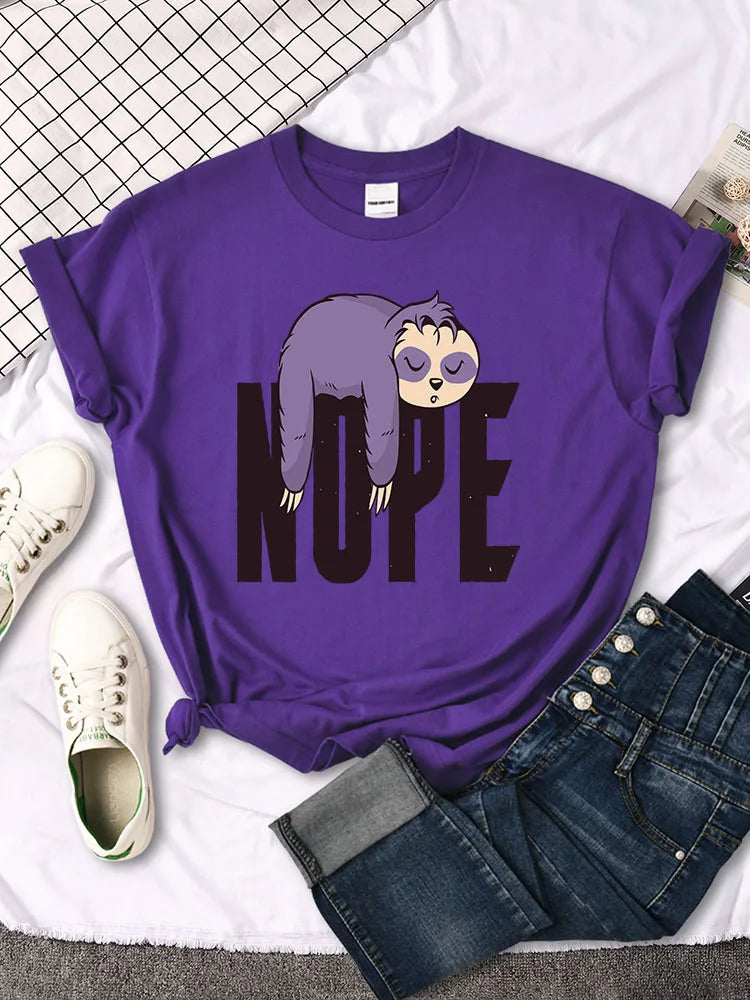 Nope Sloth T-Shirt