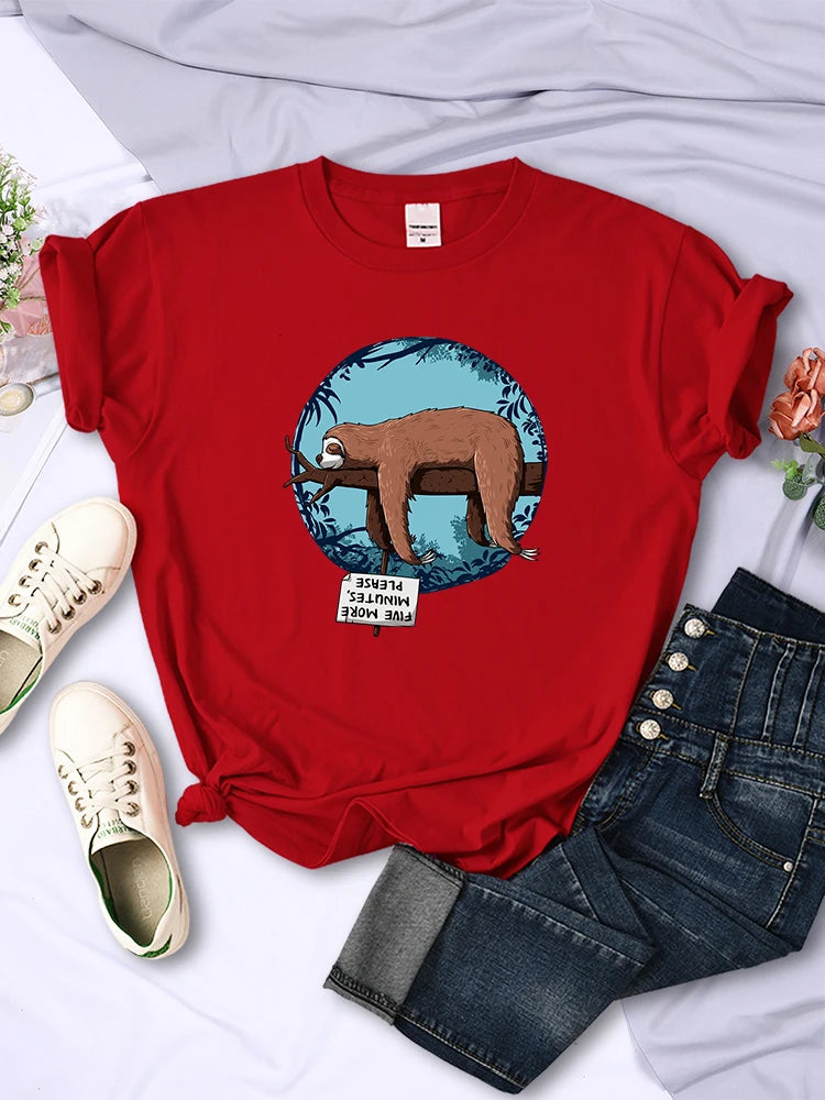 Sleeping Sloth T-Shirts
