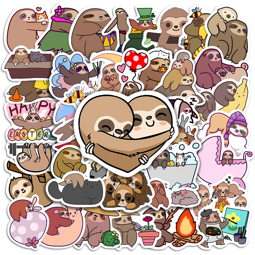 Cute Sloth Stickers