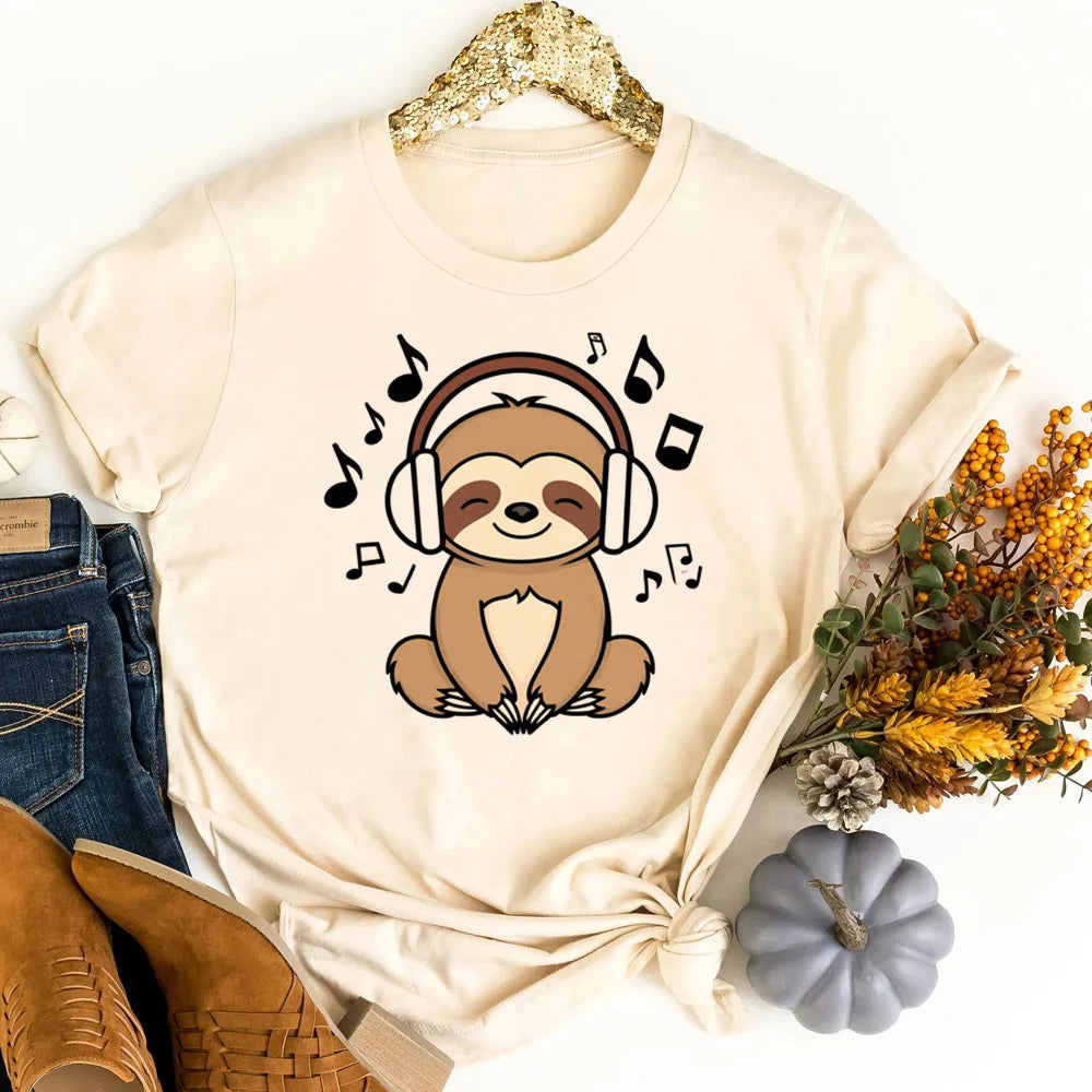 Music Sloth T-Shirt