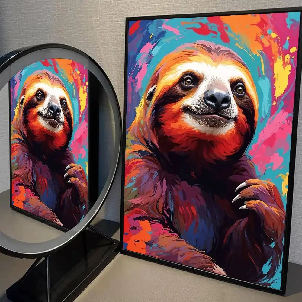 Sloth Poster Wall Art