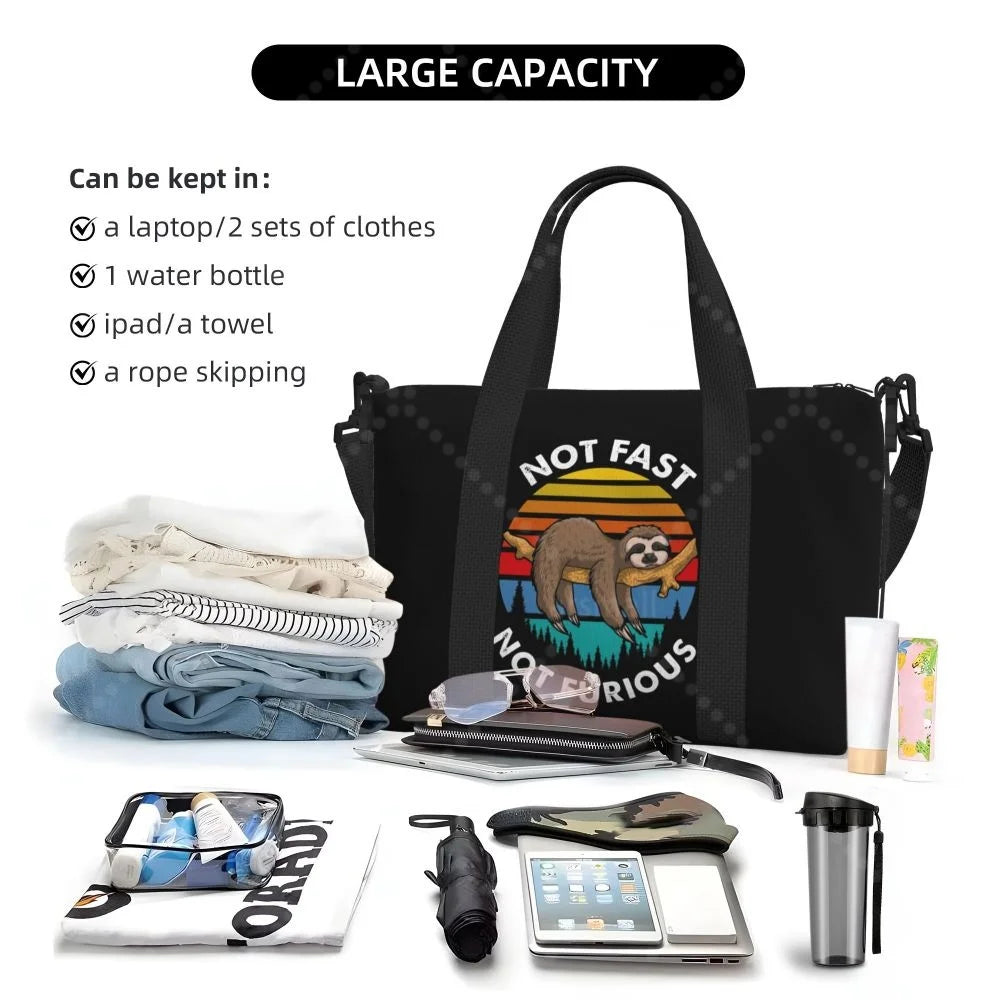 Not Fast Not Furious Sloth Travel Bag