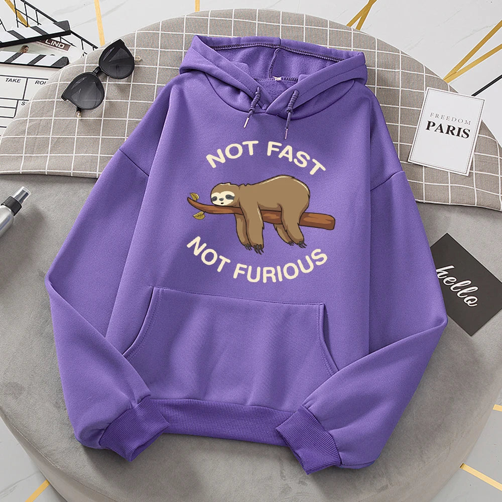 Not Fast Not Furious Sloth Hoodie