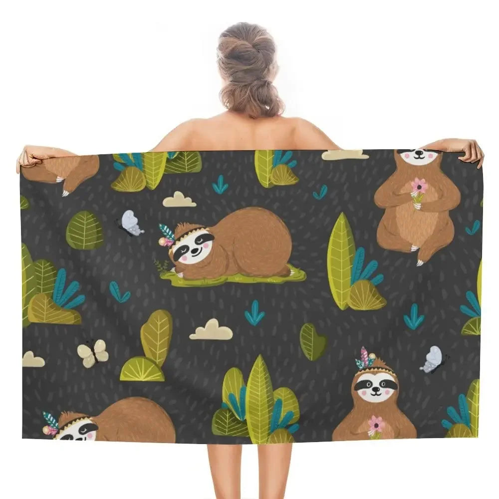 Relaxing Sloth Towel