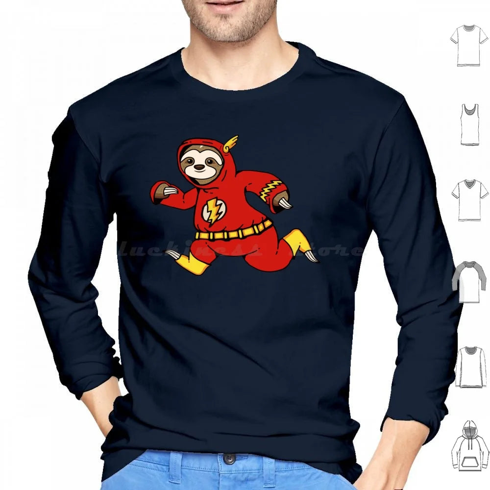 Flash Sloth Long Sleeve T-Shirt