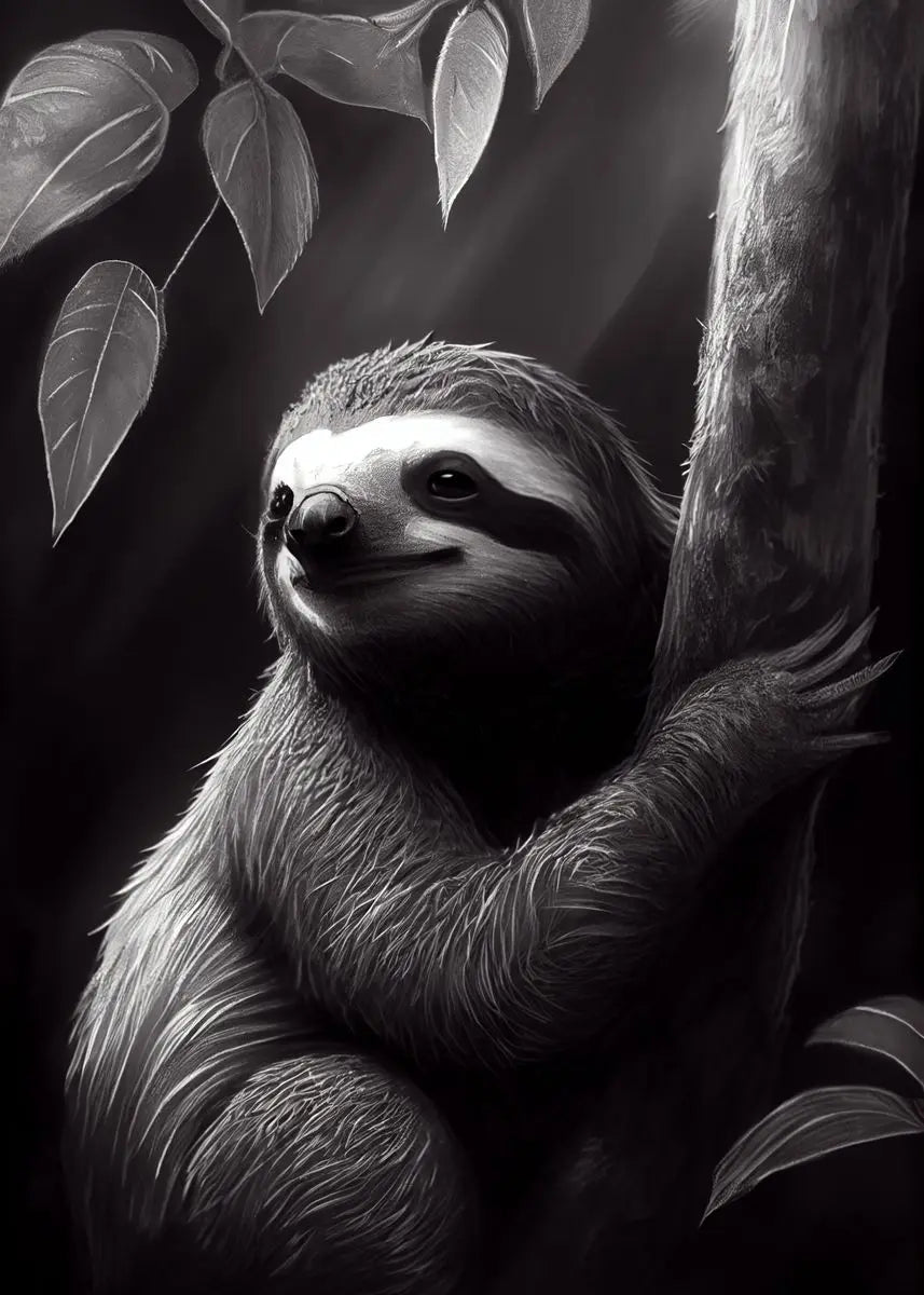 Sloth Artwork Poster
