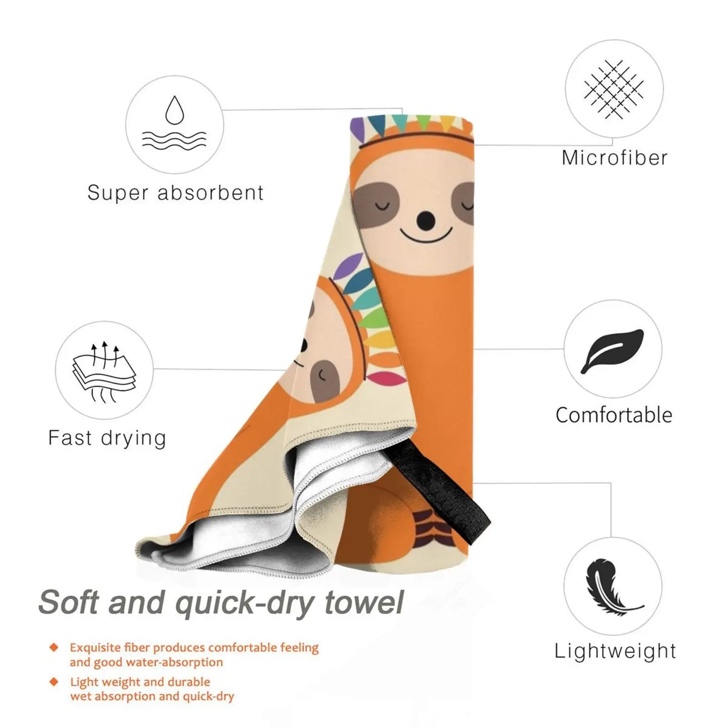 Sloth Towel