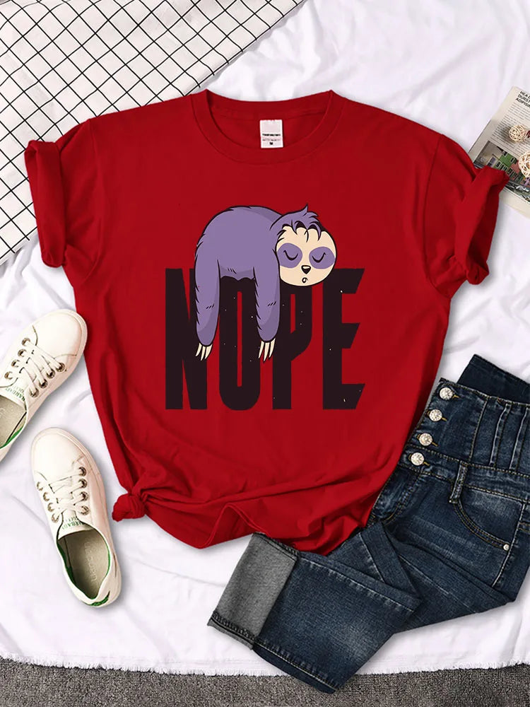 Nope Sloth T-Shirt