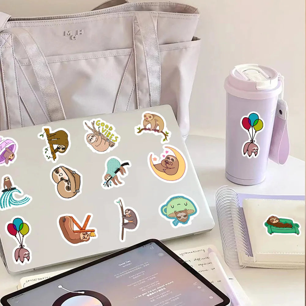 Sloth Daily Life Stickers