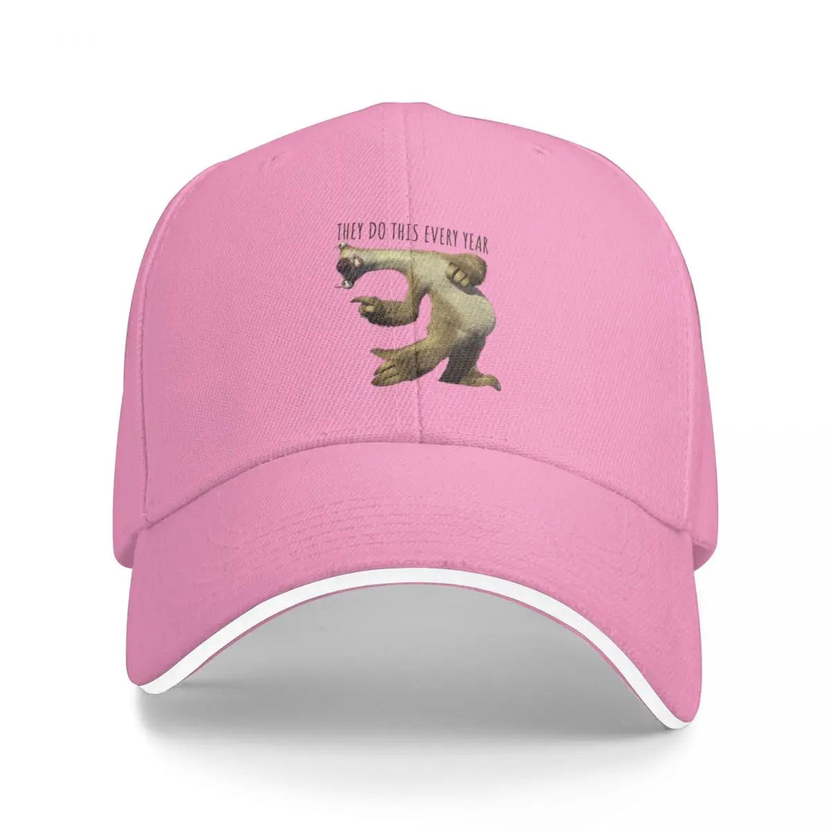 Sid They Do This Every Year Sid The Sloth Baseball Cap