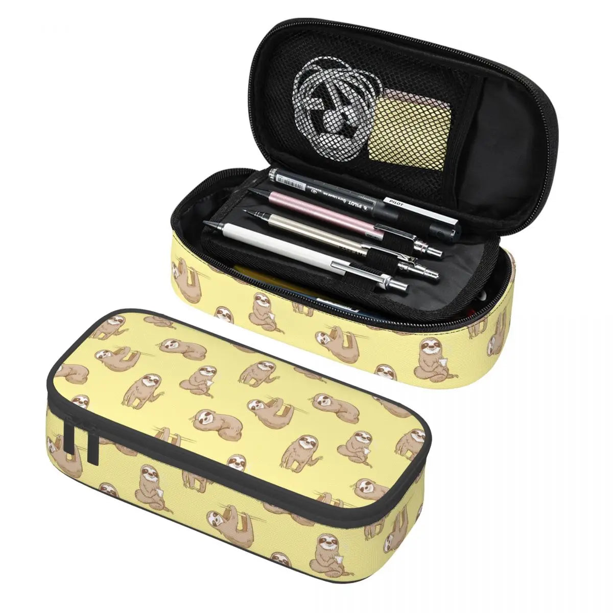 Sloth Pattern Pencil Case