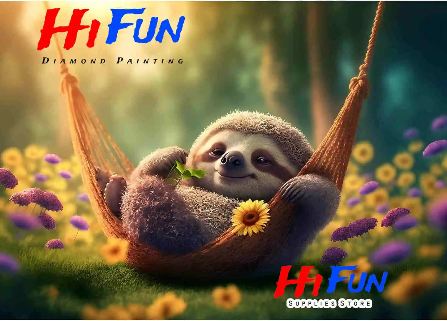 Sloth Diamond Art Kit