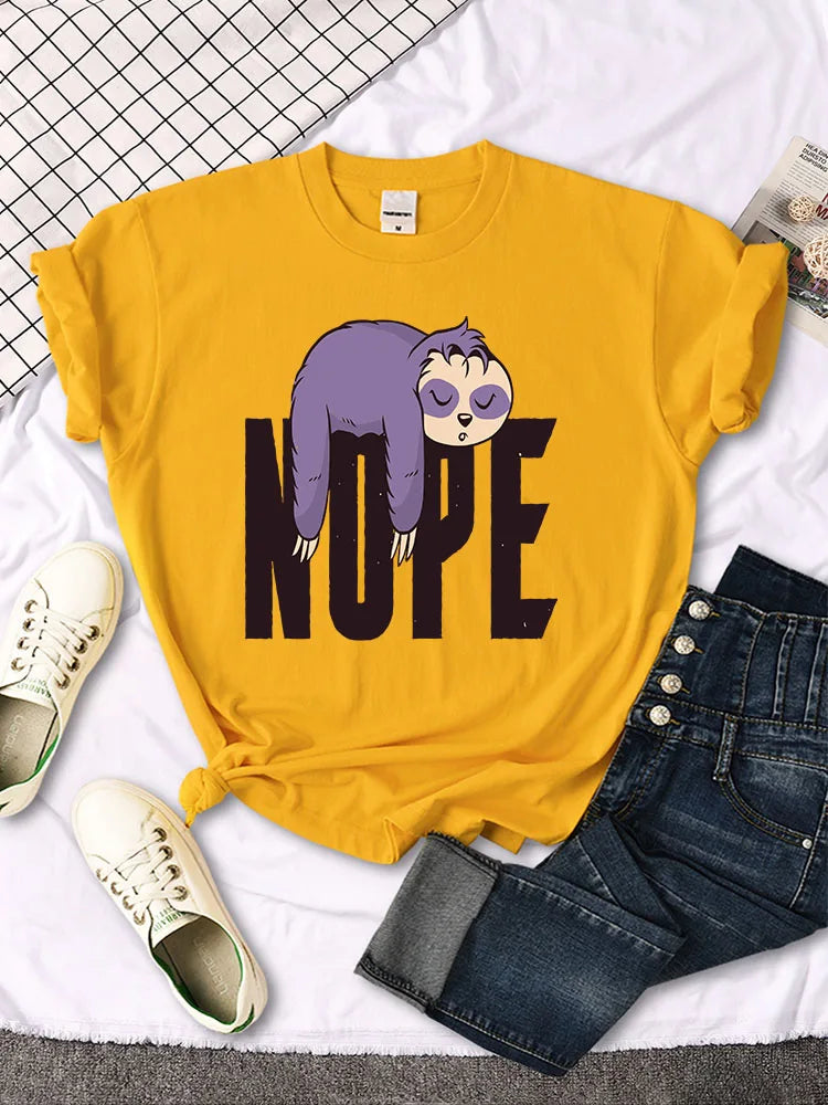 Nope Sloth T-Shirt