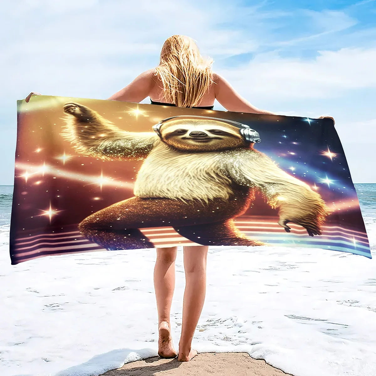 Dancing Sloth Towel