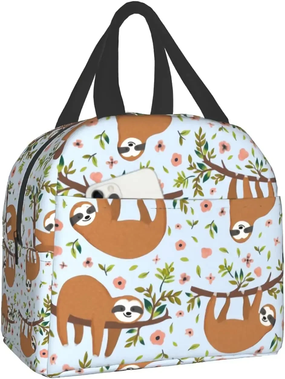 Cute Sloth Lunch Bag
