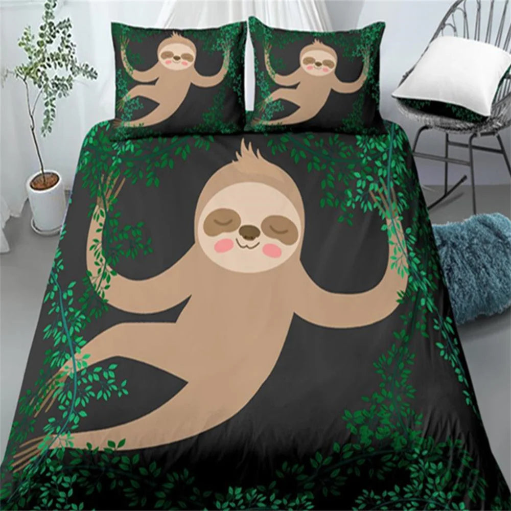 Sloth Duvet Cover Set