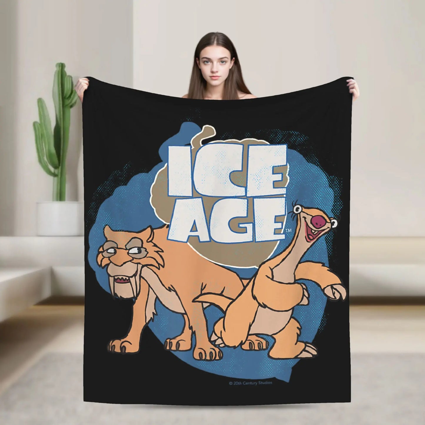 Ice Age Sid the Sloth Blanket