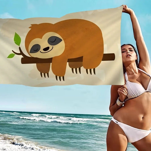 Sloth Microfiber Towel
