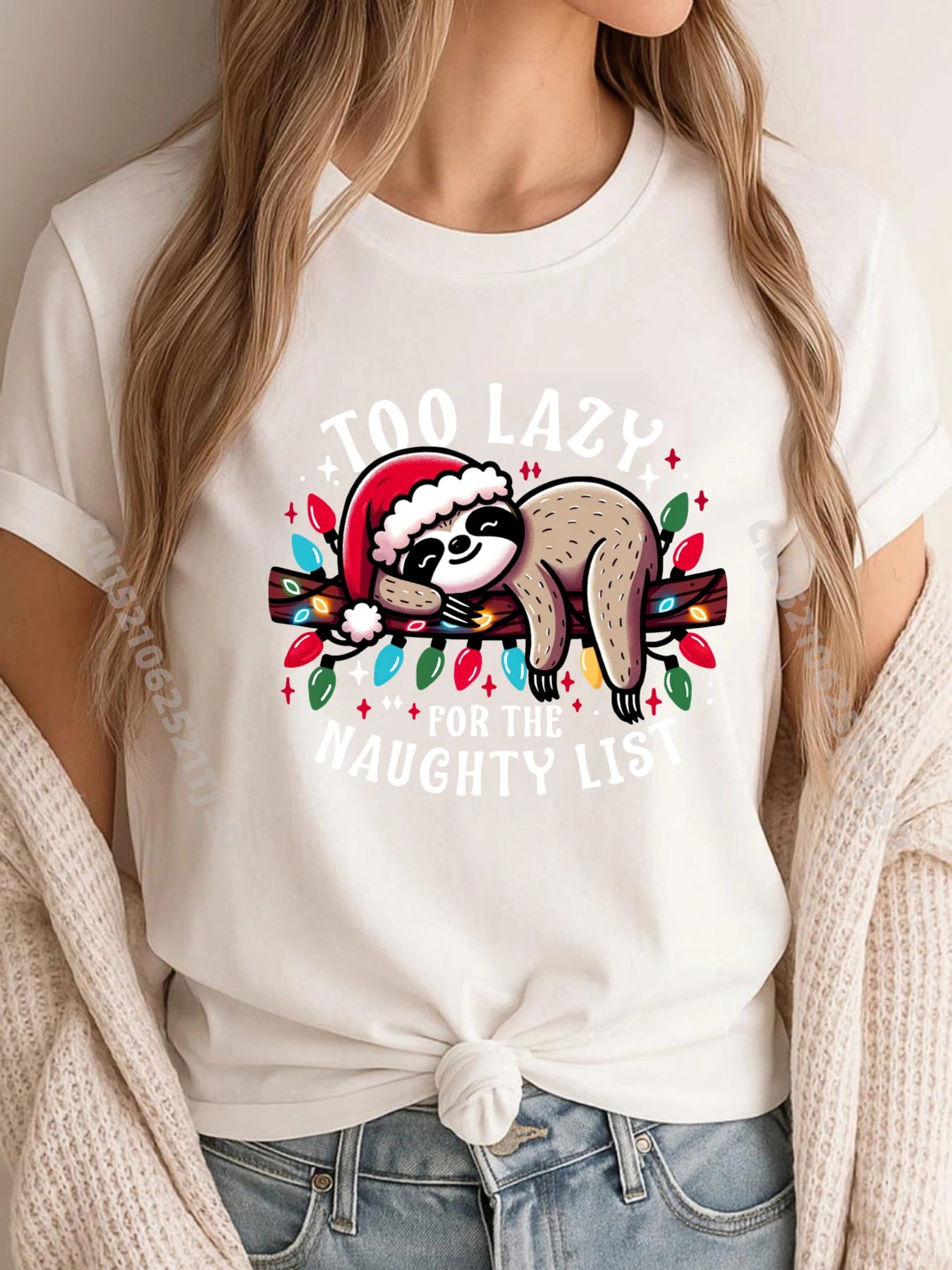 Too Lazy For The Naughty List T-Shirt