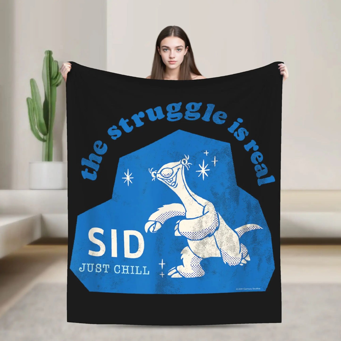 Ice Age Sid the Sloth Blanket